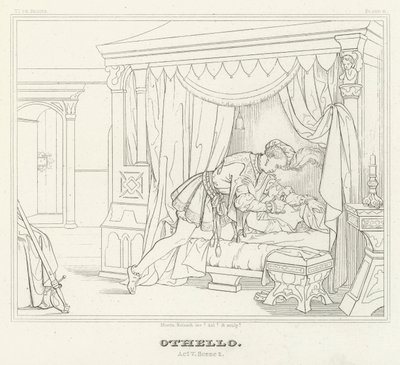 Othello, Acte V, Scène 2 - Friedrich August Moritz Retzsch