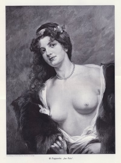 En fourrure - Friedrich Georg Papperitz
