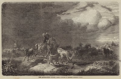 La tempête approchant - Friedrich Johann Voltz