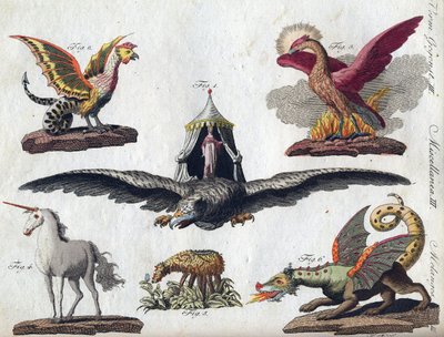 Créatures mythiques - Friedrich Justin Bertuch