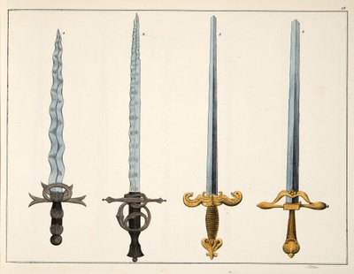 Épées, planche de 