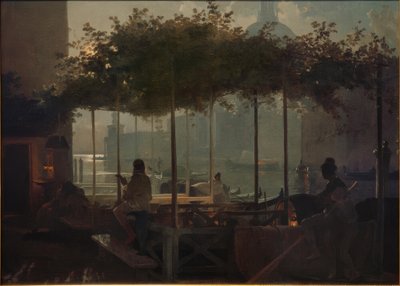 Nuit de lune à Venise - Friedrich Nerly