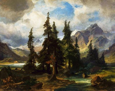 Paysage norvégien. - Friedrich Preller the Elder
