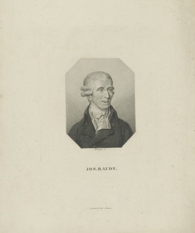 Portrait du compositeur Joseph Haydn 1732-1809, 1818 - Friedrich Wilhelm Bollinger