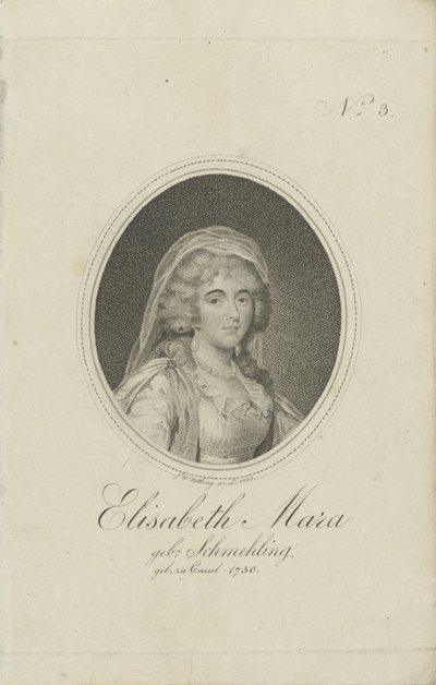 Gertrud Elisabeth Mara, née Schmeling 1749-1833 - Friedrich Wilhelm Nettling
