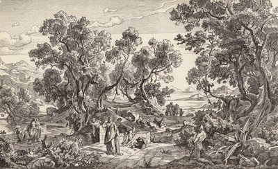 Nausicaa et Ulysse - Friedrich the Elder Preller