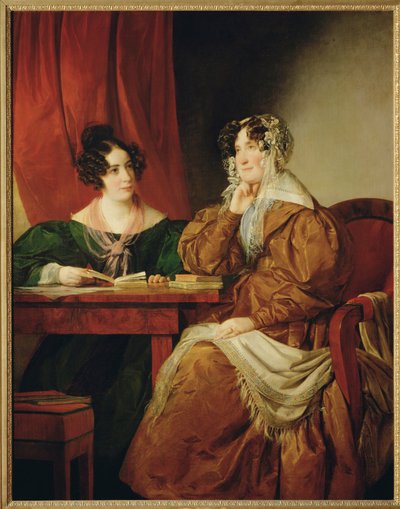 Henriette Baronin Pereira-Arnstein (peinture sur toile) - Friedrich von Amerling