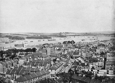 Devonport et le Hamoaze : Depuis la colonne, vers 1896 - Frith and Co