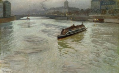 La Seine en novembre - Fritz Thaulow