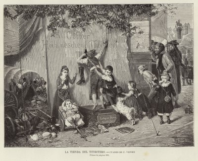 La tente du marionnettiste - illustration de Fritz Beinke - Fritz Beinke