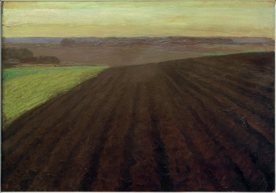 Fritz Mackensen, "Mooräcker" / Huile sur toile, 1900 - Fritz Mackensen