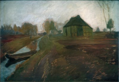 Fossé de la lande - Fritz Mackensen