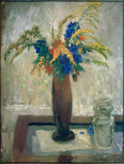 Nature morte avec un bouquet de fleurs de prairie - Fritz Mackensen