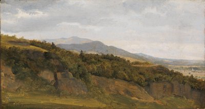 Paysage allemand avec vue sur une large vallée - Fritz Petzholdt