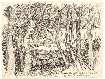 Les feuilles dans la forêt devenaient jaunes et brunes... - Fritz Syberg