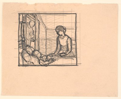 On frappa à la porte, et un pauvre vieil homme entra... - Fritz Syberg