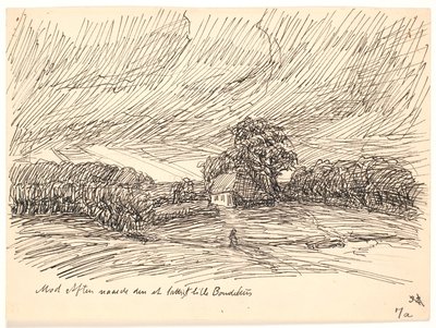 Vers le soir, il atteignit une petite maison de paysan pauvre - Fritz Syberg
