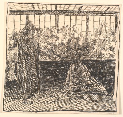 La mère et la mort dans la serre de la mort - Fritz Syberg