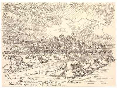 Autour des champs et des prairies, il y avait de grandes forêts - Fritz Syberg