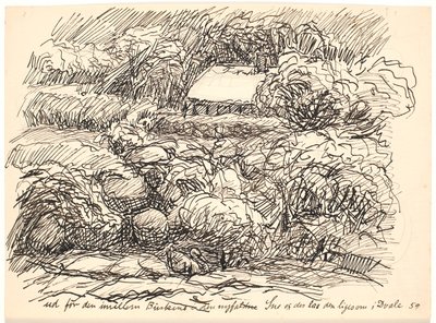 Devant celui entre les buissons... - Fritz Syberg