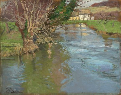 Un ruisseau au printemps - Frits Thaulow