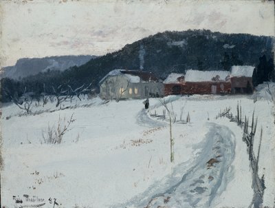 Grini, Ferme de Upper Maja - Fritz Thaulow