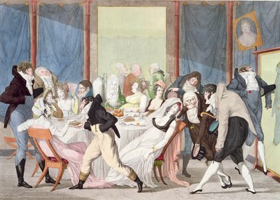 Une fête parisienne, vers 1800 - Fulchran Jean Harriet