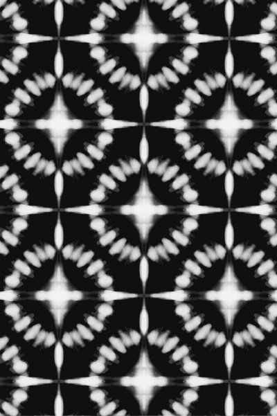Motif shibori monochrome - Fun Qui