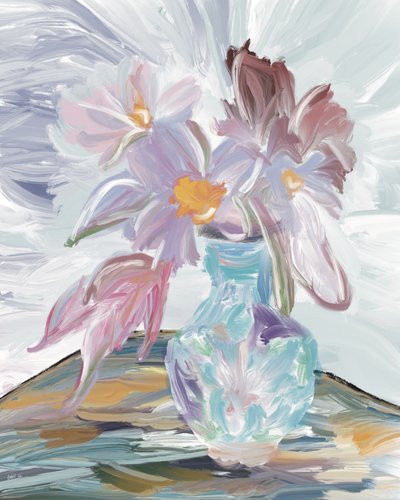 Nature morte florale abstraite - GIovanna Gil Alves