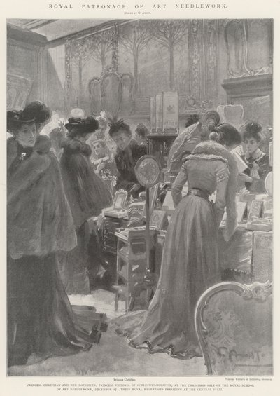 Patronage royal de la broderie d