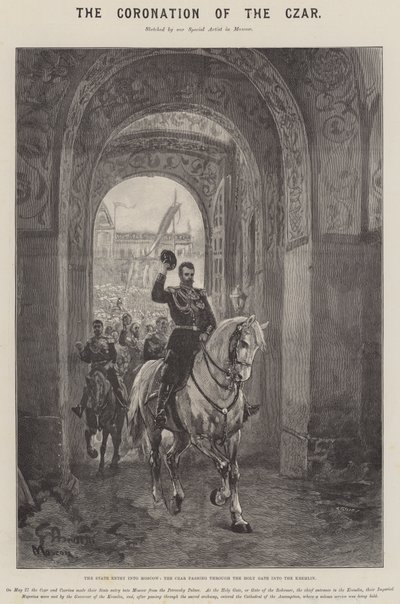 Le couronnement du Tsar, l