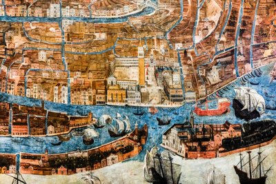 Vue aérienne de la ville de Venise - G. Barzenti