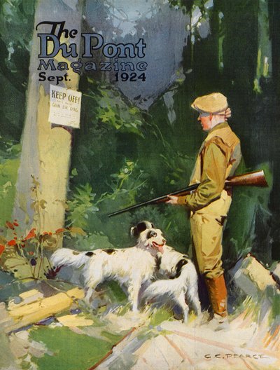 Chasse sur propriété privée, couverture avant du 