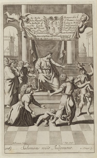 Le Jugement sage de Salomon - G Freman