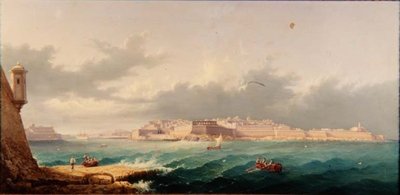 Valetta et le Grand Port depuis Ricasoli Point - G. Gianni