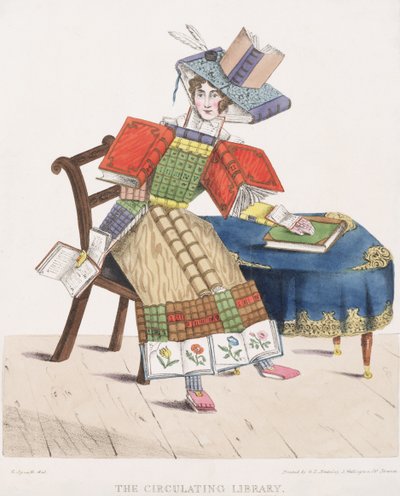 La bibliothèque circulante, 1830 - G. Spratt
