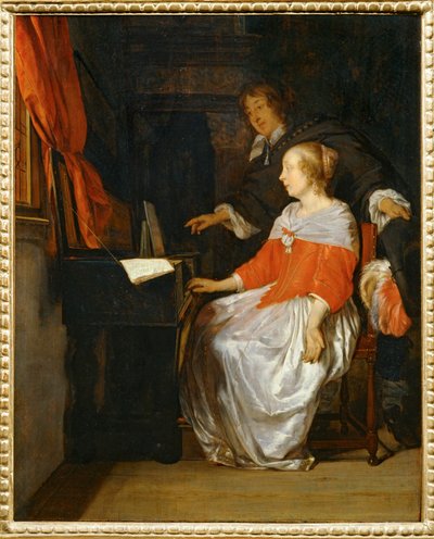 La lesson du virginal … - Gabriel (attr. to) Metsu