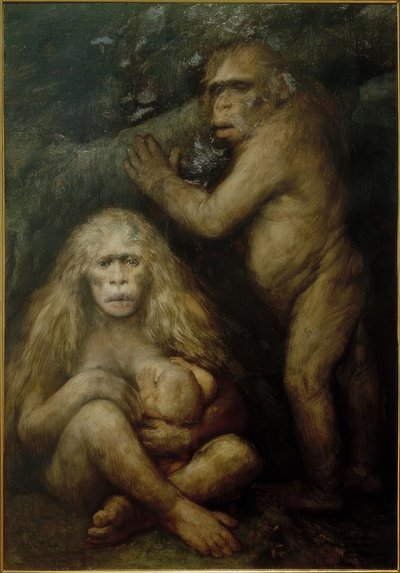 Pithécanthrope sans parole - Gabriel Cornelius Ritter von Max