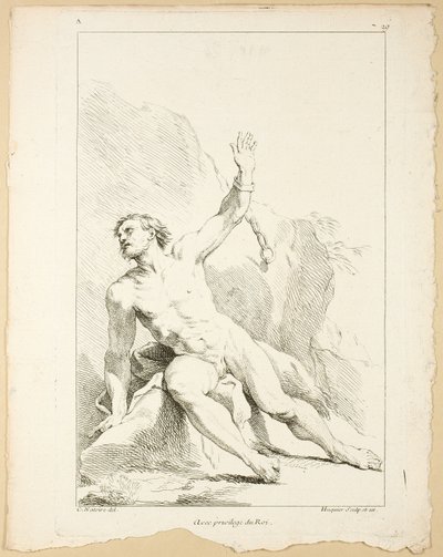 Figure, du Premier livre de figures d’Académies gravées en Partie par les Professeurs de l’Académie Royale - Gabriel Huquier