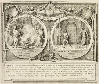 Expulsion des Jésuites - Gabriel Jacques de Saint Aubin