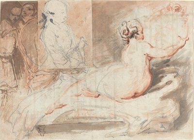 Croquis de Figures - Gabriel Jacques de Saint Aubin