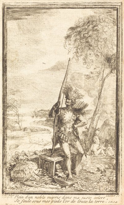 Frontispice : Composition allégorique - Gabriel Jacques de Saint Aubin