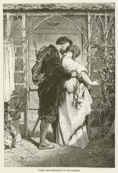 Faust et Marguerite dans le jardin - Gabriel Max