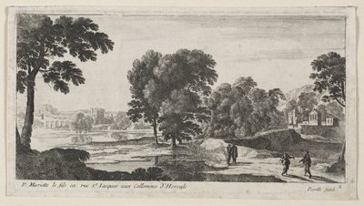 Paysage avec figures - Gabriel Perelle
