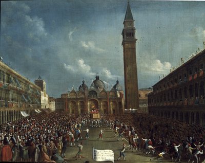 Procession du doge et distribution d