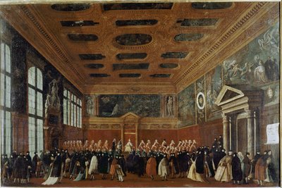 Réception des ambassadeurs au Collège - Gabriele Bella