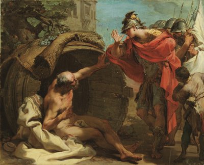 Alexandre et Diogène - Gaetano Gandolfi