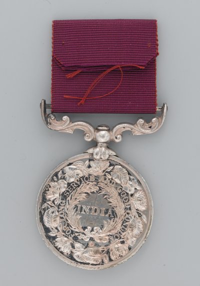 Médaille de long service et de bonne conduite, Naik Karam Khan - Gaetano Matteo Monti