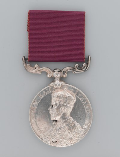 Médaille de long service et bonne conduite, Naik Karam Khan - Gaetano Matteo Monti