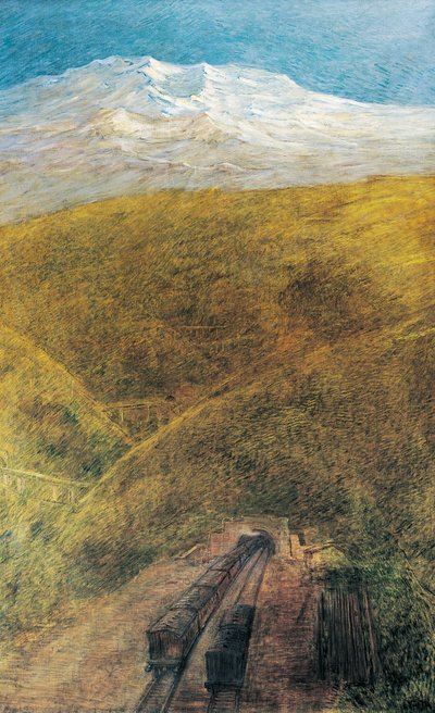 Tunnel dans les Alpes - Gaetano Previati